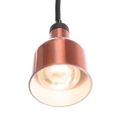 Výškově nastavitelná ohřívací lampa válcová, HENDI, Měděná, 230V/250W, ⌀175x(H)250mm | 273890